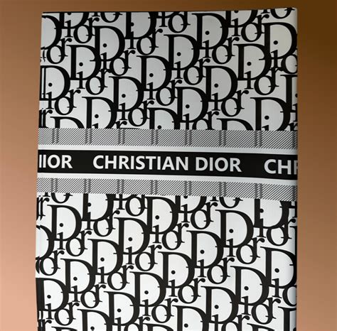 pink christian Dior wrapping paper